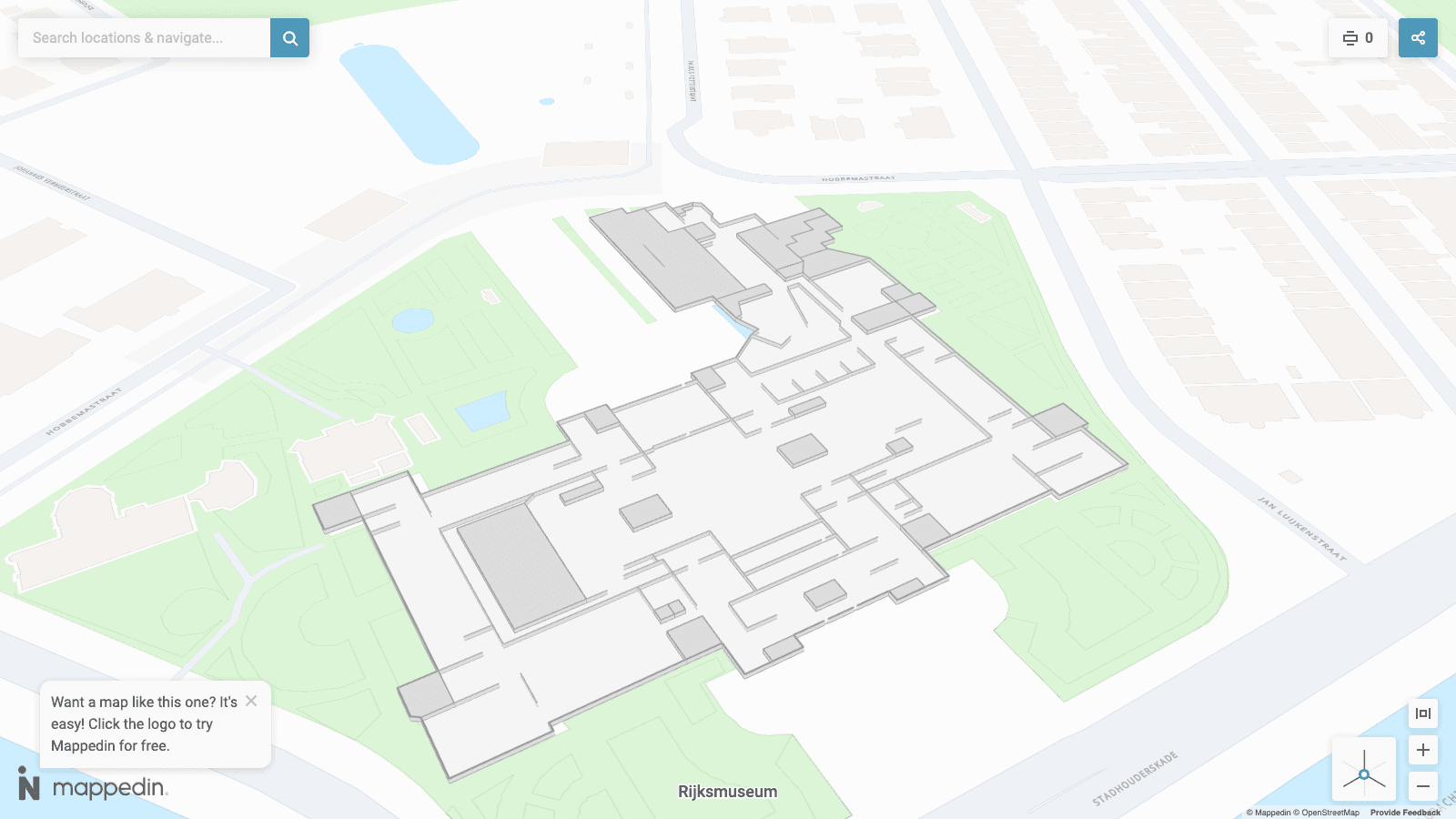Rijksmuseum map preview