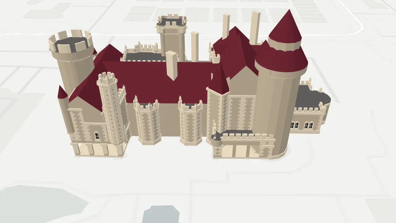 Casa Loma 3D view